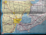 1960 Ontario Road Map - Esso