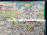 1960 Ontario Road Map - Esso