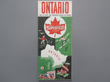 1960 Ontario Road Map - Supertest