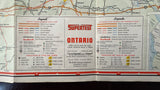 1960 Ontario Road Map - Supertest