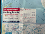 1961 Ontario Road Map - Esso