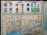 1961 Ontario Official Government Road Map