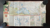 1961 Ontario Road Map - Supertest
