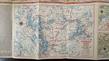 1961 Ontario Road Map - Supertest