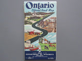 1962 Ontario Official Government Road Map