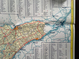 1962 Ontario Official Government Road Map