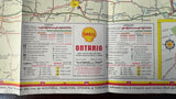 1962 Ontario Road Map - Shell