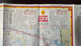 1962 Ontario Road Map - Shell