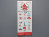 1962 Ontario Road Map - Supertest
