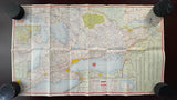 1962 Ontario Road Map - Supertest