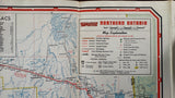 1962 Ontario Road Map - Supertest