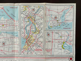1962 Ontario Road Map - Texaco