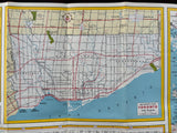 1962 Ontario Road Map - White Rose
