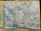 1962 Ontario Road Map - White Rose