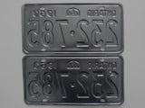 1963 YOM Clear Ontario License Plates