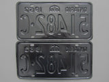 1963 YOM Clear Ontario License Plates