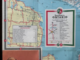 1963 Ontario Road Map - BA