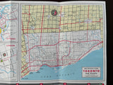 1963 Ontario Road Map - BA