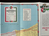 1963 Hamilton Road Map - BA