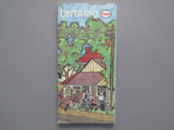1963 Ontario Road Map - Esso