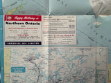 1963 Ontario Road Map - Esso