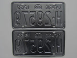 1963 YOM Clear Ontario License Plates