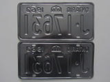 1963 YOM Clear Ontario License Plates