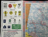 1963 Ontario Official Government Road Map