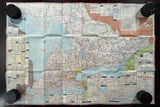 1963 Ontario Official Government Road Map
