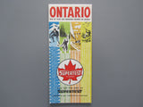 1963 Ontario Road Map - Supertest