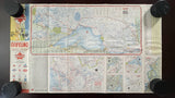 1963 Ontario Road Map - Supertest