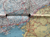 1963 Ontario Road Map - White Rose