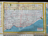 1963 Ontario Road Map - White Rose