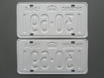 1964 YOM Clear Ontario License Plates