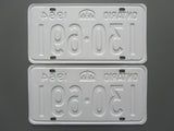 1964 YOM Clear Ontario License Plates