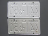 1964 YOM Clear Ontario License Plates