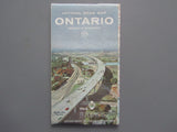 1964 Ontario Official Government Road Map