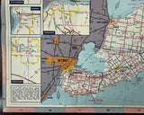 1964 Ontario Official Government Road Map