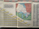 1964 Ontario Official Government Road Map