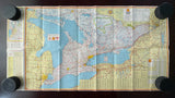 1964 Ontario Road Map - Shell