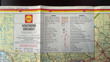 1964 Ontario Road Map - Shell