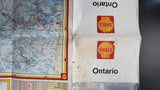 1964 Ontario Road Map - Shell