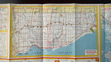 1964 Ontario Road Map - Shell