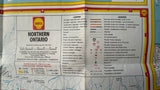 1964 Ontario Road Map - Shell
