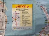 1964 Ontario Road Map - Sunoco