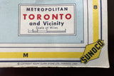 1964 Ontario Road Map - Sunoco