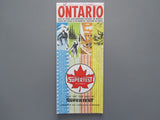 1964 Ontario Road Map - Supertest