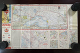 1964 Ontario Road Map - Supertest