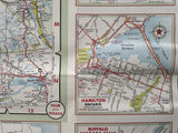 1964 Ontario Road Map - Texaco