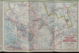 1964 Ontario Road Map - Texaco